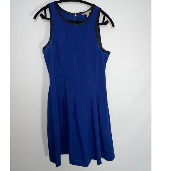 Banana Republic Fit & Flair Dress in‎ Mystic Blue - Women's Size 12P - Picture 1 of 8
